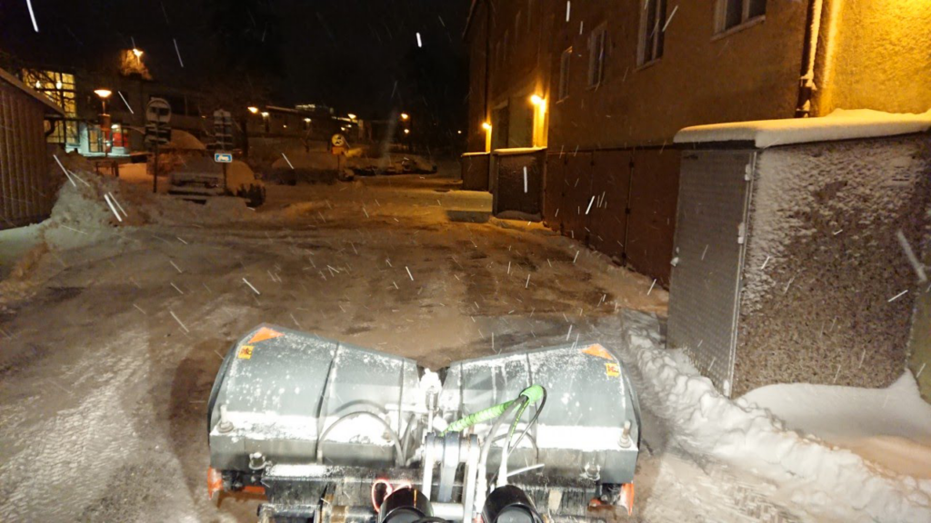 Snöröjning Trångsund