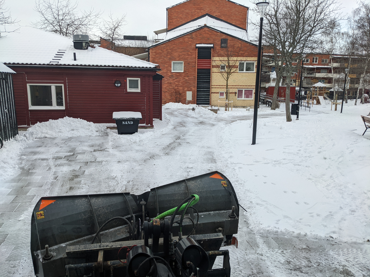 Snöröjning Skarpnäck